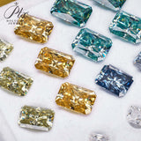 Loose Moissanite Stone 1 Carat Size 5x7mm Lab Grwon Diamond Brilliant Radiant Cut D Color  charms for jewelry making