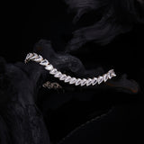 Teardrop Shaped Bracelet with Exquisite Zircon Accents Women's Style 925 Silver Fashionable and Popular Holiday Gift