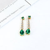 Custom Earrings Lab Grown Gemstones Pear Shape 925 Silver Anniversary Birthday Gift Hypoallergenic No Fade Factory Outlet Charm