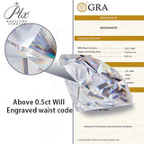 Moissanite Stone Wholesale D Color Cushion Cut 0.5CT-10CT Moissanite Loose Stone Gemstone for Jewelry Making with GRA Report