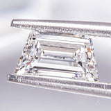 Lab Grown Diamond Trapeze Shape 1.04CT VS1 IGI Certificate White Top Gemstone CVD HPHT DIY Material Jewelry Rings Women Charms