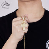 Hypoallergenic 925 Silver Moissanite Cross Necklace - Perfect Birthday Gift for Faithful Friends