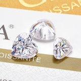 Moissanite Loose Stone Heart Cut D Color with GRA Certificate Beads for DIY Jewelry Making Wholesale Top Quality No Fade Beads