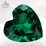 These Loose Multi-Size Heart-Shaped Zambian Emeralds Are Hypoallergenic Making Them Perfect Raw Materials For DIY Christmas Gift Necklaces