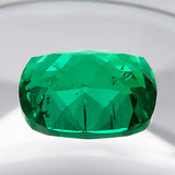 Bulk Wholesale Fat Rectangular Colombian Man-Made Cultivated Emeralds Multiple Sizes Can Be Used As DIY Jewelry Raw Materials