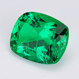 Bulk Wholesale Fat Rectangular Colombian Man-Made Cultivated Emeralds Multiple Sizes Can Be Used As DIY Jewelry Raw Materials