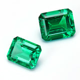 Bulk Wholesale Of Multi-Size Colombian Lab-Grown Emeralds Which Can Be Used As Jewelry Raw Materials And Given To Lovers