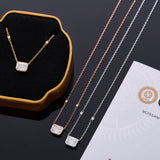 6×8mm Lab Grown Gemstone Emerald Cut Necklace D Color Ruby Sapphire Emerald VVS1 Clarity Banquet Anniversary