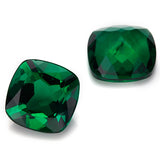 Loose Multi-Size Cushion-Cut Zambian Emeralds Are Hypoallergenic So They Are Safe And Reliable Raw Materials For DIY Christmas Gift Rings