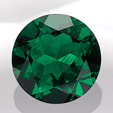 Loose Multi-Size Round Zambian Emeralds Can Be Used As Raw Materials For DIY Jewelry Rings Necklaces Earrings Etc Hypoallergenic