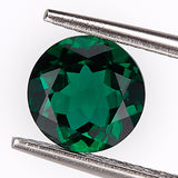 Loose Multi-Size Round Zambian Emeralds Can Be Used As Raw Materials For DIY Jewelry Rings Necklaces Earrings Etc Hypoallergenic