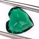 These Loose Multi-Size Heart-Shaped Zambian Emeralds Are Hypoallergenic Making Them Perfect Raw Materials For DIY Christmas Gift Necklaces