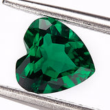 These Loose Multi-Size Heart-Shaped Zambian Emeralds Are Hypoallergenic Making Them Perfect Raw Materials For DIY Christmas Gift Necklaces