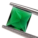 Hypoallergenic DIY Jewelry Loose Multi-Size Princess-Cut Zambian Emeralds Are Perfect And They Can Also Be Packaged As Christmas Gifts