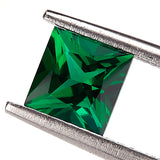 Hypoallergenic DIY Jewelry Loose Multi-Size Princess-Cut Zambian Emeralds Are Perfect And They Can Also Be Packaged As Christmas Gifts