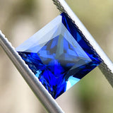 0.08-6.2ct High-Quality Multi-Size Loose Princess Lab-Grown Sapphires Anti-Allergy DIY Jewelry Crafting Materials