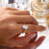 5ct Rings Moissanite Diamond S925/10K/14K/18K Proposal Forever Exquisite Band Premium Gift Hypoallergenic High Quality Jewelry