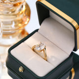 5ct Rings Moissanite Diamond S925/10K/14K/18K Proposal Forever Exquisite Band Premium Gift Hypoallergenic High Quality Jewelry