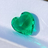 0.11-3.2CT Multi-Size Heart-Shaped Stunning Colombian Cultivated Emeralds DIY Jewelry Available For Gifting To Wives And Girlfriends