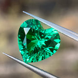 0.11-3.2CT Multi-Size Heart-Shaped Stunning Colombian Cultivated Emeralds DIY Jewelry Available For Gifting To Wives And Girlfriends