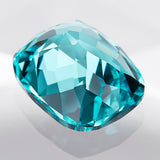 1.25-8.5CT Wide Rectangle Cut Lab-Grown Paraiba Loose Stones - Practical DIY Jewelry Creation Material