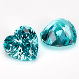 Heart Cut Lab-Grown Paraiba Loose Stones - Wholesale Price Romantic Gift Choice