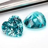 Heart Cut Lab-Grown Paraiba Loose Stones - Wholesale Price Romantic Gift Choice