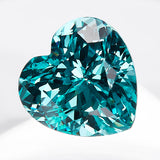 Heart Cut Lab-Grown Paraiba Loose Stones - Wholesale Price Romantic Gift Choice