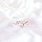 Diamond Ring Various Shapes18K 14K 10K Gold Band Engagement Wedding Band jewelry for Men Women No Fade Hypoallergenic Charm