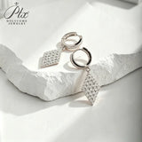 Moissanite Stud Earrings for Women Luxury Yellow Gold Plated 925 Sterling Silver Stud Earrings Fashion Daily Jewelry Gift Wholesale Factory Direct