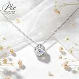0.5‑1CT Moissanite Necklace 925 Sterling Silver D Color VVS1 Round Cut Pendant GRA Factory Direct Hypoallergenic Fine Jewelry
