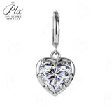 Moissanite Lab Created Gemstone Pendant 925 Sterling Silver 48 Designs Mix & Match Freely Fade-resistant Versatile Daily Wear Jewelry