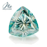 Aqua Blue VVS1 Moissanite Multiple Cutting Shapes Loose Moissanites Gemstones with GRA Brilliant Cut Fancy Cut Beads For Jewelry