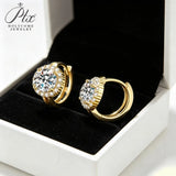 1/2ct Moissanite Earrings Round Cut D VVS1 925 Sterling Silver GRA Certified Factory Direct Hypoallergenic Daily Wear Women Jewelry