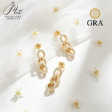 1.2mm Moissanite Earrings Round Cut D Color VVS1 925 Sterling Silver GRA Certified Factory Direct Sale Ideal Gift For Women