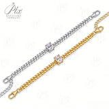 Moissanite Bracelet 6/7/8 Inches Oval Cut 1CT D Color VVS1 925 Sterling Silver Jewelry for Women Anniversary Gifts