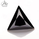 Luxury Black Moissanite Stones Multiple Shapes Including Round Oval & Heart Perfect for Rings Necklaces & Earrings