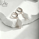 Moissanite Stud Earrings for Women Luxury Yellow Gold Plated 925 Sterling Silver Stud Earrings Fashion Daily Jewelry Gift Wholesale Factory Direct