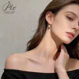 1-2ct D Color Round Cut Moissanite Earrings VVS1 S925 White Yellow Rose Gold Classic Fine Jewelry Anniversary Gift for Her