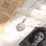 Moissanite Round Cut Necklace Multi-Design Pendant Women Fashion Jewelry Radiant Shine Gift Classic Elegant Charm Daily Wear