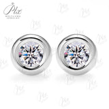 Moissanite Earrings 12 Colors 925 Silver 0.5CT Bubble Top quality Birth Stones New Bridal Jewelry classic Daily Wear Jewel Gift