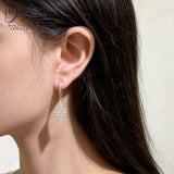 Moissanite Stud Earrings for Women Luxury Yellow Gold Plated 925 Sterling Silver Stud Earrings Fashion Daily Jewelry Gift Wholesale Factory Direct
