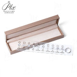 Diamo Jewelry Ring Gem Comparison Kit 0.5-6CT Carat Sample Tools 10 Cuts AAAAA CZ Premium Pick for Professional Jewelry Designers