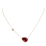 5ct Moissanite Necklace GRA Certificate Lab Grown Ruby Sapphire Pendant 925 Silver Women Fine Jewelry Hypoallergenic Factory Direct