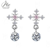 Zircon Ear Bone Stud AAAAA Colorful Zircon Stainless Steel Y2K Punk Factory Direct Sale Workplace Friendly Piercing Jewelry for Women