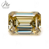 Luxury Yellow Moissanite Loose Stones – Round/Oval/Heart Shapes Perfect for Engagement Rings Bracelets and Pendants