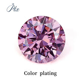 Multi Color Loose Moissanite Stones 0.1CT-3.0CT D Color Brilliant round Cut Gemstones with GRA Certificate for Jewelry Making