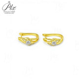 Moissanite Stud Earrings Round Cut D VVS1 925 Silver White Yellow Gold Plated Classic Design GRA Certified Gift Choice