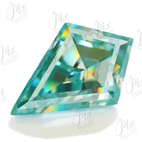 Aqua Blue VVS1 Moissanite Multiple Cutting Shapes Loose Moissanites Gemstones with GRA Brilliant Cut Fancy Cut Beads For Jewelry