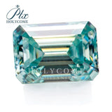 Aqua Blue VVS1 Moissanite Multiple Cutting Shapes Loose Moissanites Gemstones with GRA Brilliant Cut Fancy Cut Beads For Jewelry